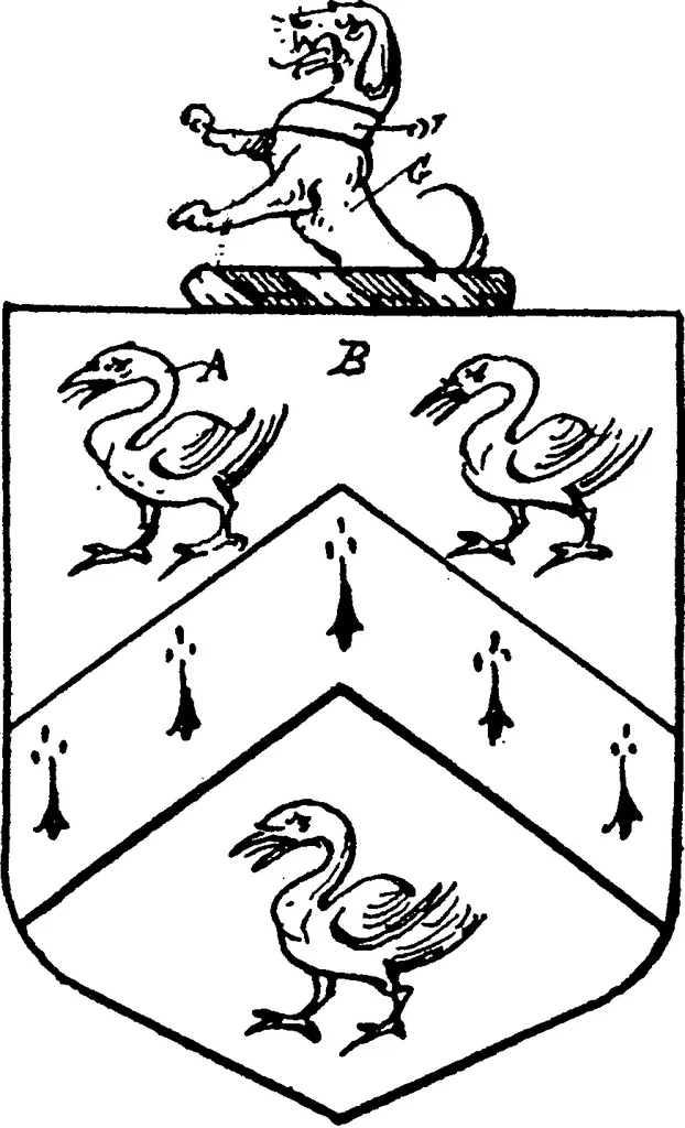 An illustration from A visitation of the county of Kent, 1906, leaf 174