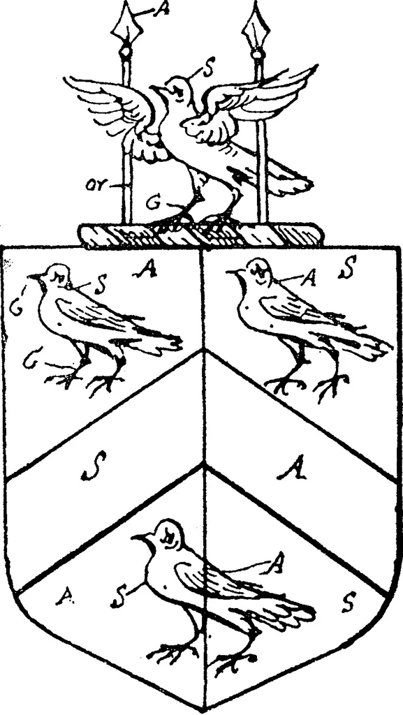 An illustration from A visitation of the county of Kent, 1906, leaf 176