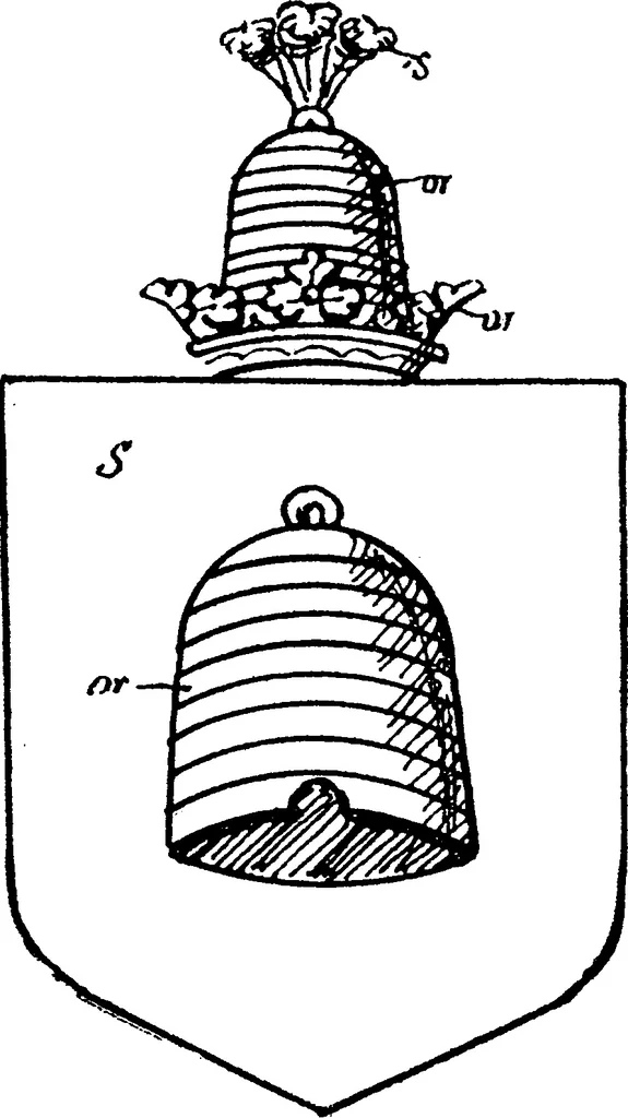 An illustration from A visitation of the county of Kent, 1906, leaf 189