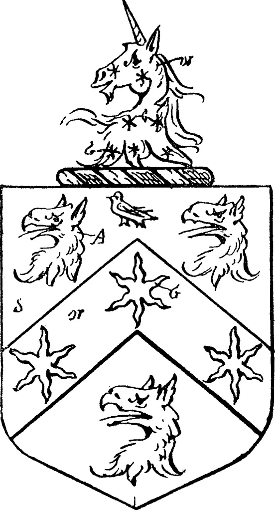An illustration from A visitation of the county of Kent, 1906, leaf 25