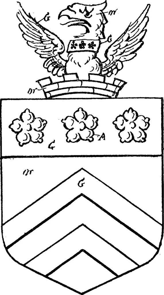An illustration from A visitation of the county of Kent, 1906, leaf 40