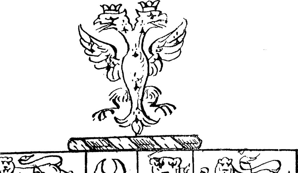 An illustration from A visitation of the county of Kent, 1906, leaf 41