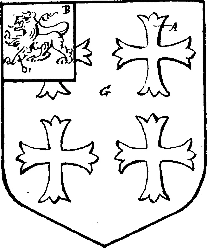 An illustration from A visitation of the county of Kent, 1906, leaf 47