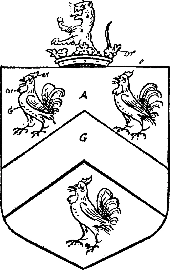 An illustration from A visitation of the county of Kent, 1906, leaf 49