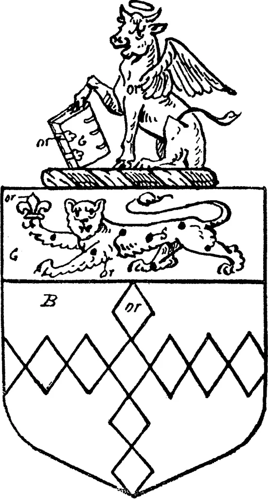 An illustration from A visitation of the county of Kent, 1906, leaf 60