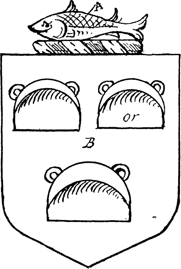 An illustration from A visitation of the county of Kent, 1906, leaf 87