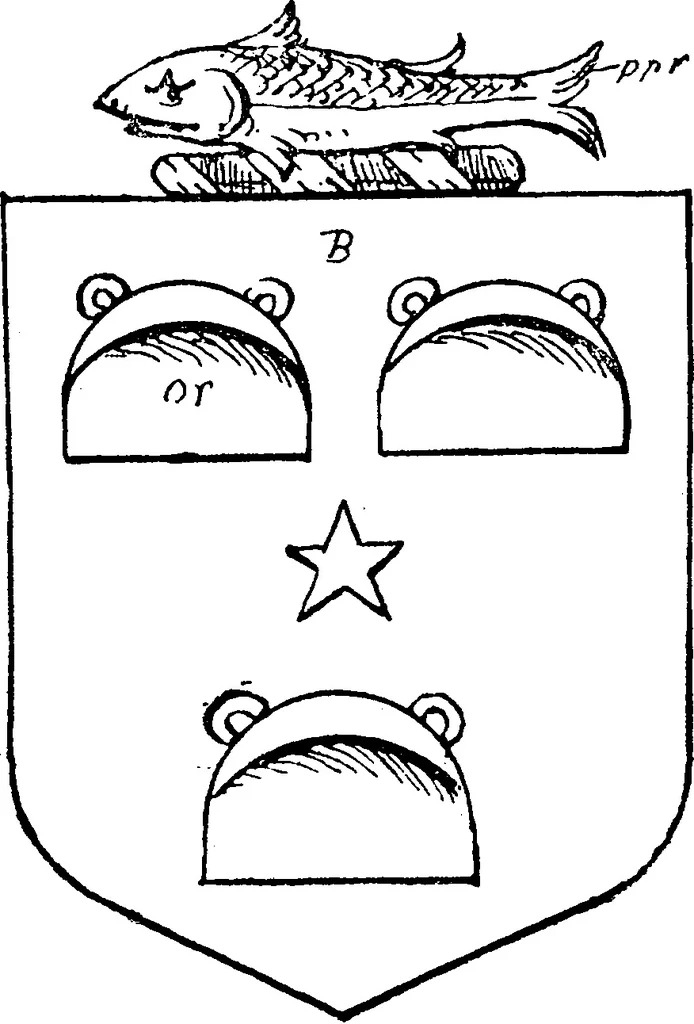 An illustration from A visitation of the county of Kent, 1906, leaf 88