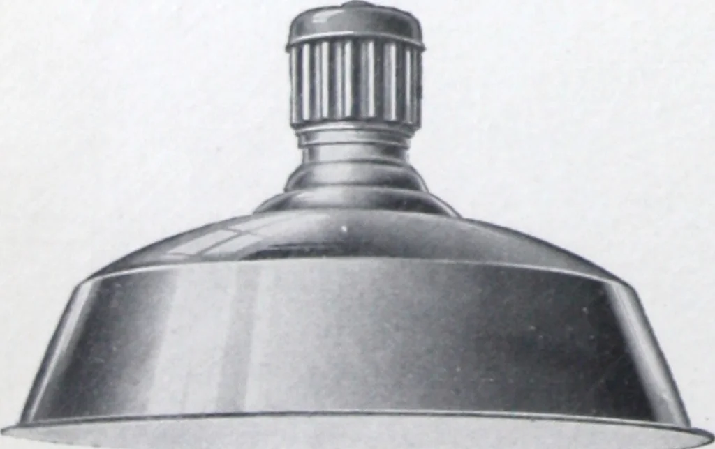 An illustration from Abolites porcelain-enameled steel reflector equipment for efficient and economical industrial lighting., 1919, leaf 11