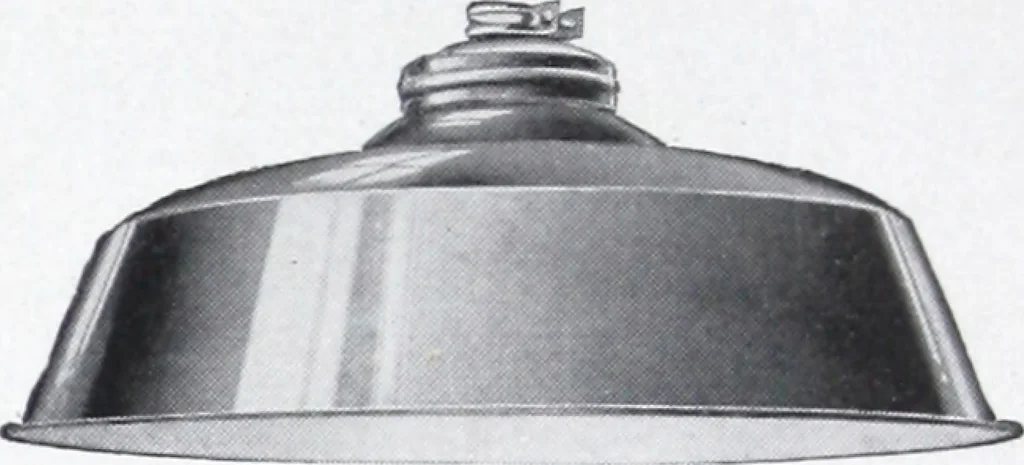 An illustration from Abolites porcelain-enameled steel reflector equipment for efficient and economical industrial lighting., 1919, leaf 12