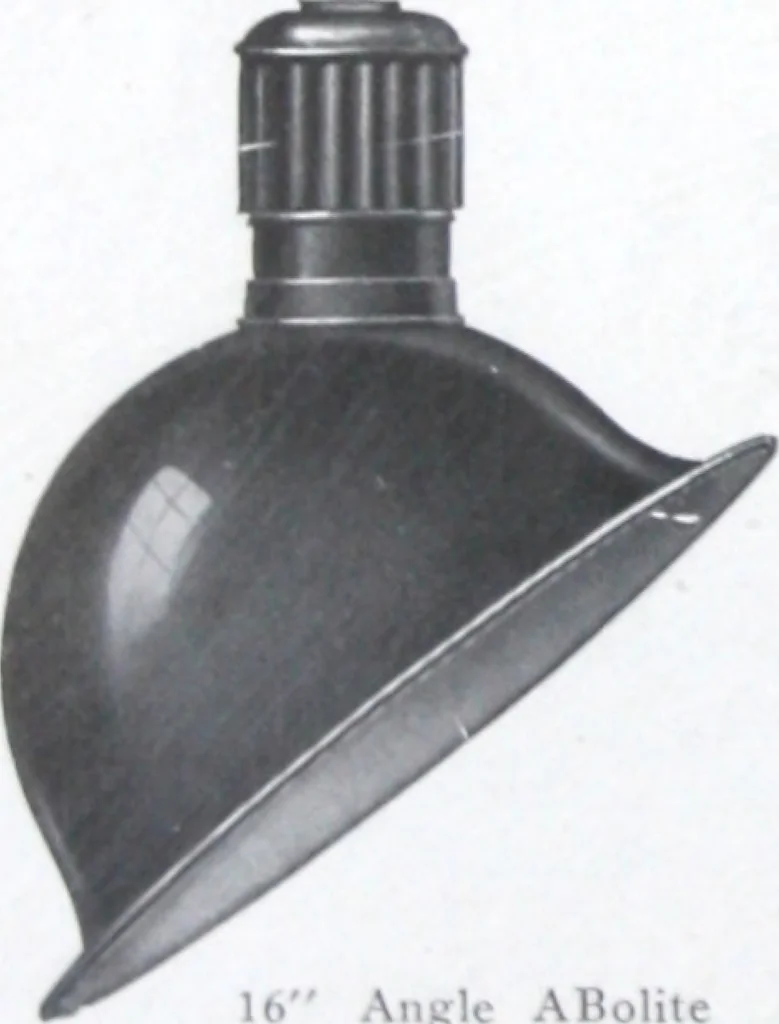 An illustration from Abolites porcelain-enameled steel reflector equipment for efficient and economical industrial lighting., 1919, leaf 15