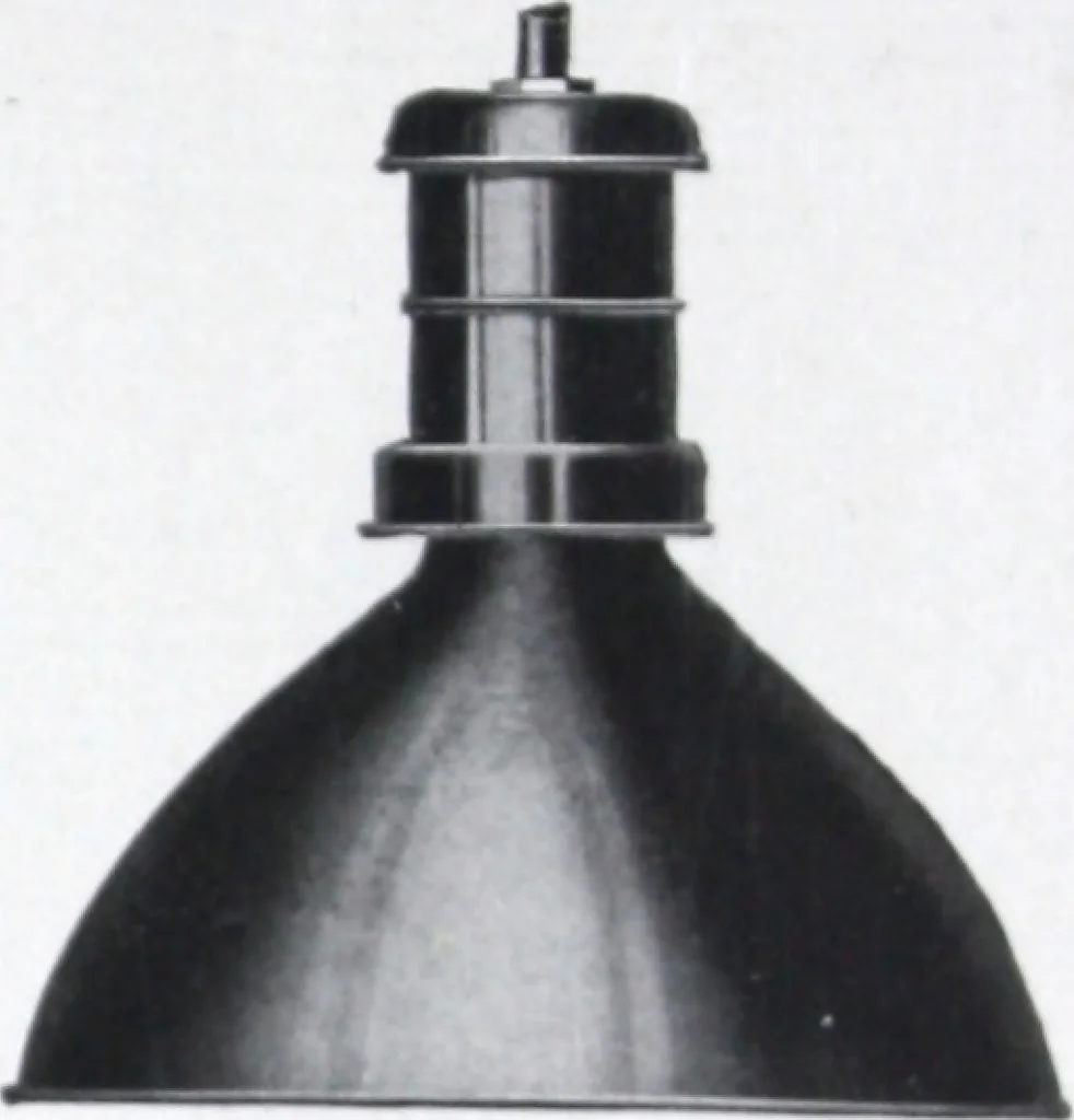 An illustration from Abolites porcelain-enameled steel reflector equipment for efficient and economical industrial lighting., 1919, leaf 16