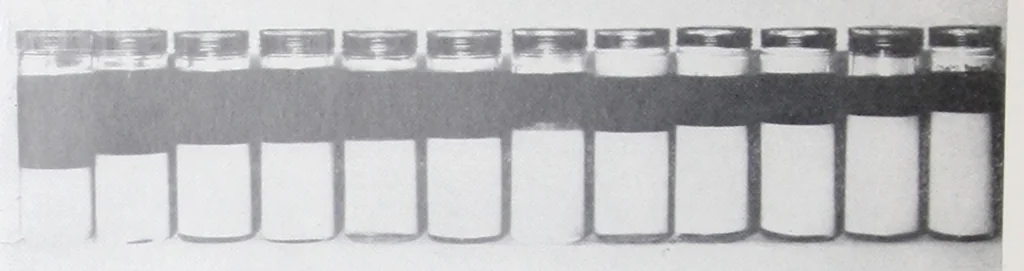 An illustration from Accelerated tests for the settling of pigments in paints / by Sidney Werthan and R.H. Wien., 1930, leaf 7