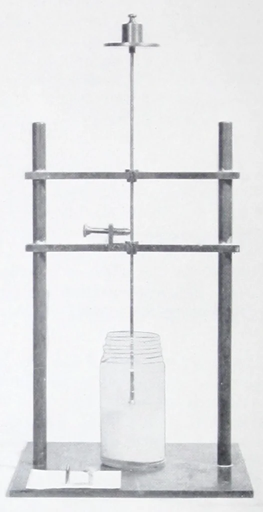 An illustration from Accelerated tests for the settling of pigments in paints / by Sidney Werthan and R.H. Wien., 1930, leaf 9