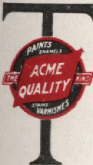 An illustration from Acme quality painting guide book, 1916, leaf 10