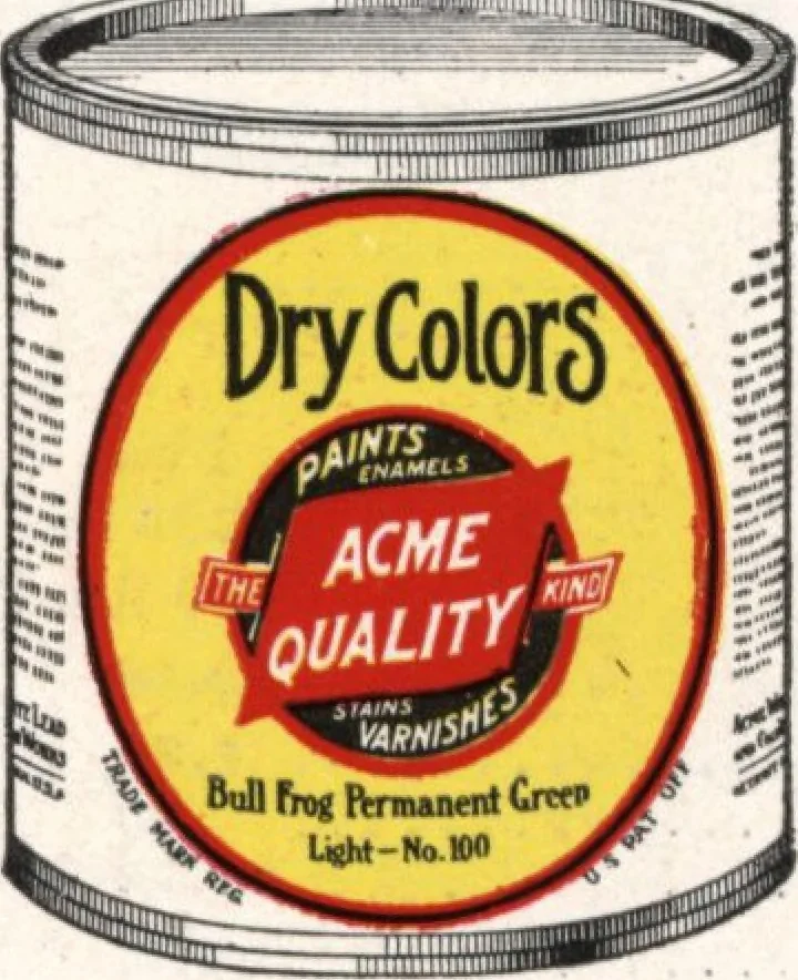 An illustration from Acme quality painting guide book, 1916, leaf 104