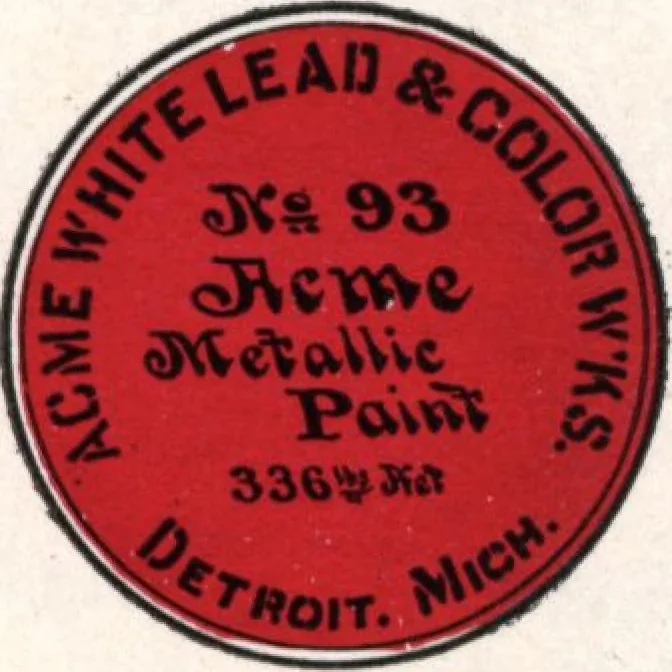 An illustration from Acme quality painting guide book, 1916, leaf 108