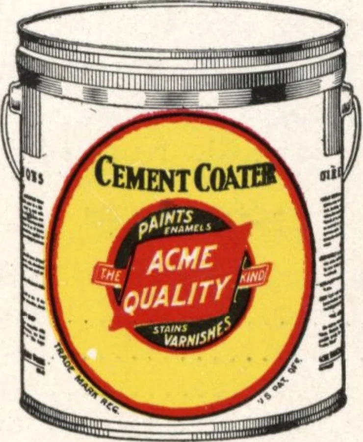 An illustration from Acme quality painting guide book, 1916, leaf 112