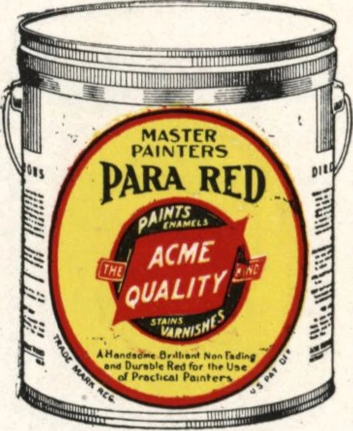 An illustration from Acme quality painting guide book, 1916, leaf 19