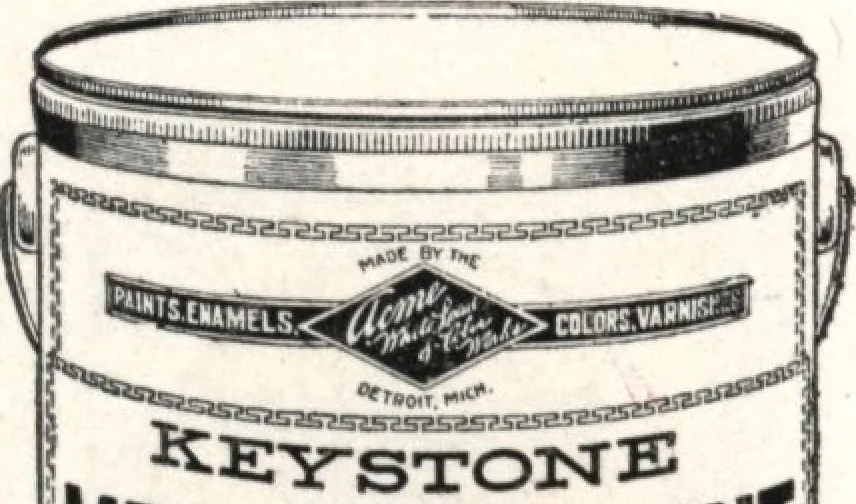 An illustration from Acme quality painting guide book, 1916, leaf 25