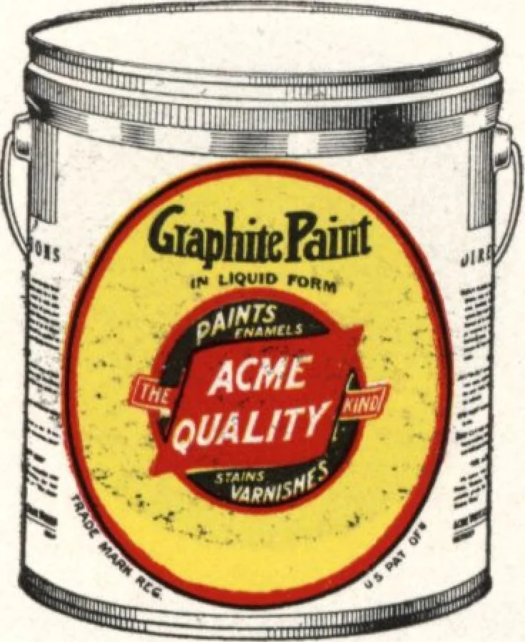 An illustration from Acme quality painting guide book, 1916, leaf 28