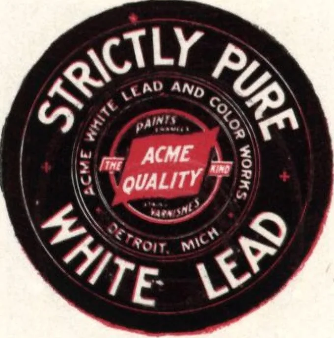 An illustration from Acme quality painting guide book, 1916, leaf 29