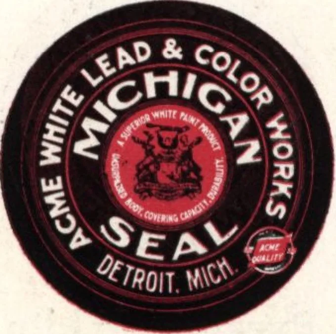 An illustration from Acme quality painting guide book, 1916, leaf 30