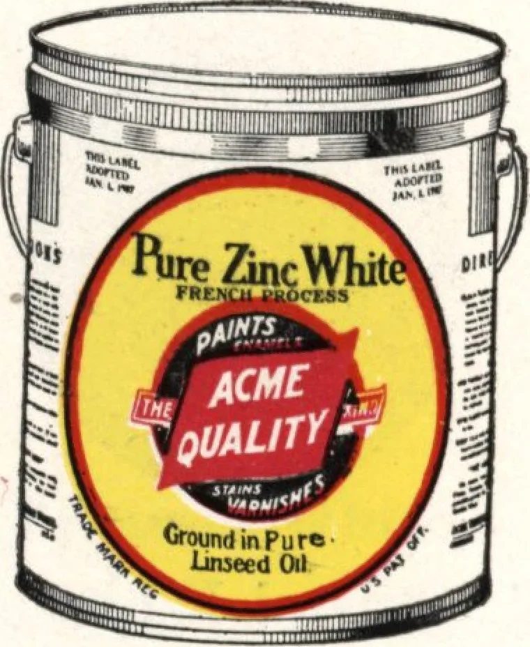 An illustration from Acme quality painting guide book, 1916, leaf 33