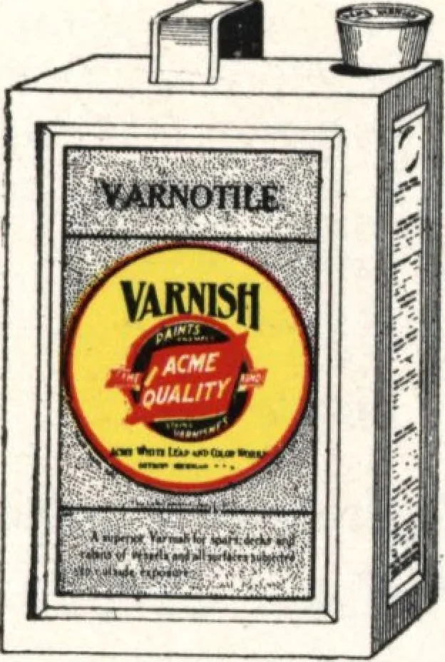 An illustration from Acme quality painting guide book, 1916, leaf 34