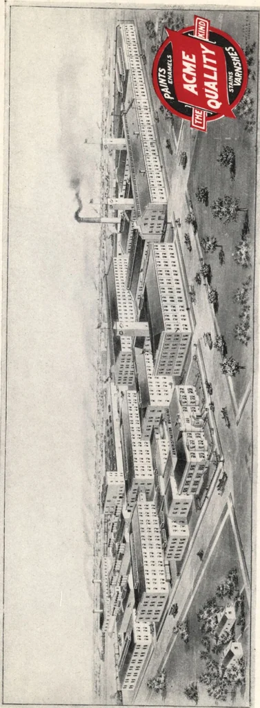 An illustration from Acme quality painting guide book, 1916, leaf 5