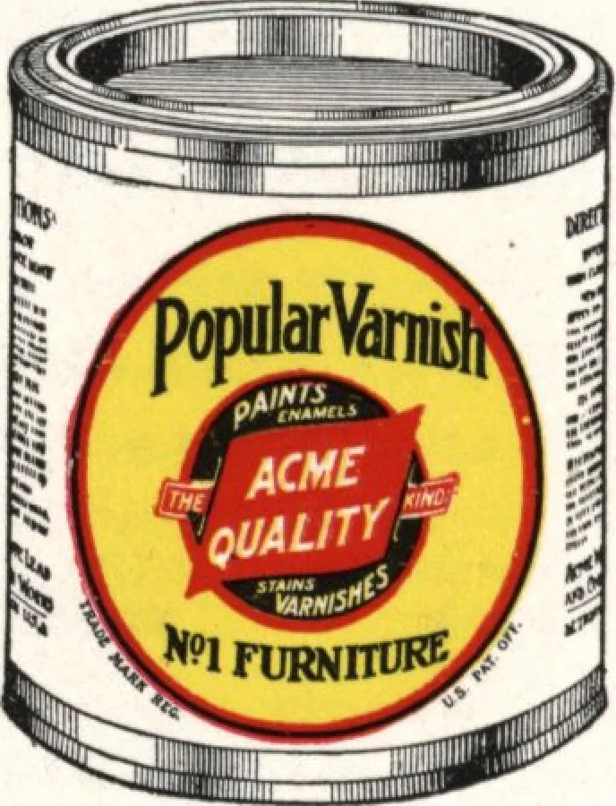 An illustration from Acme quality painting guide book, 1916, leaf 51