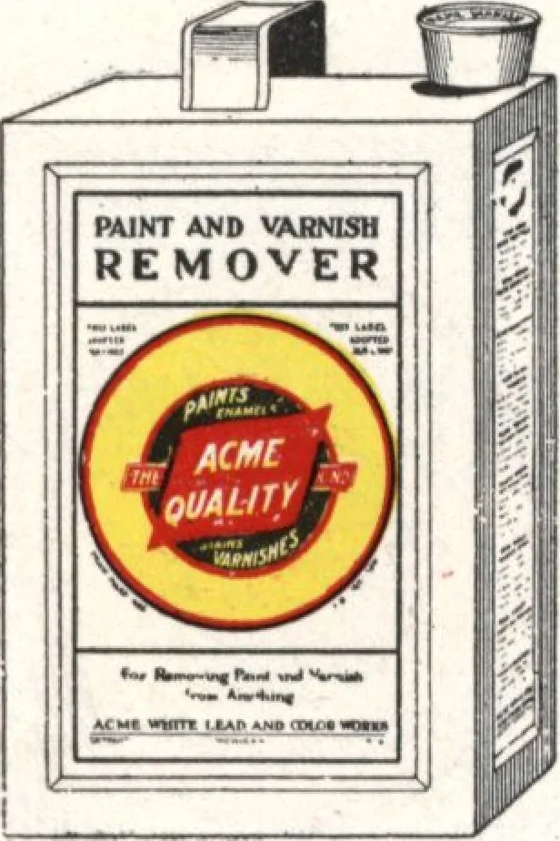 An illustration from Acme quality painting guide book, 1916, leaf 52