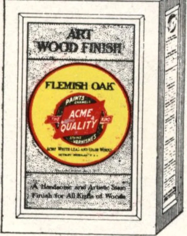 An illustration from Acme quality painting guide book, 1916, leaf 56