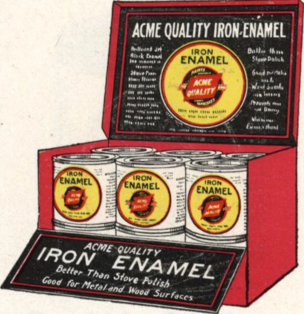 An illustration from Acme quality painting guide book, 1916, leaf 79
