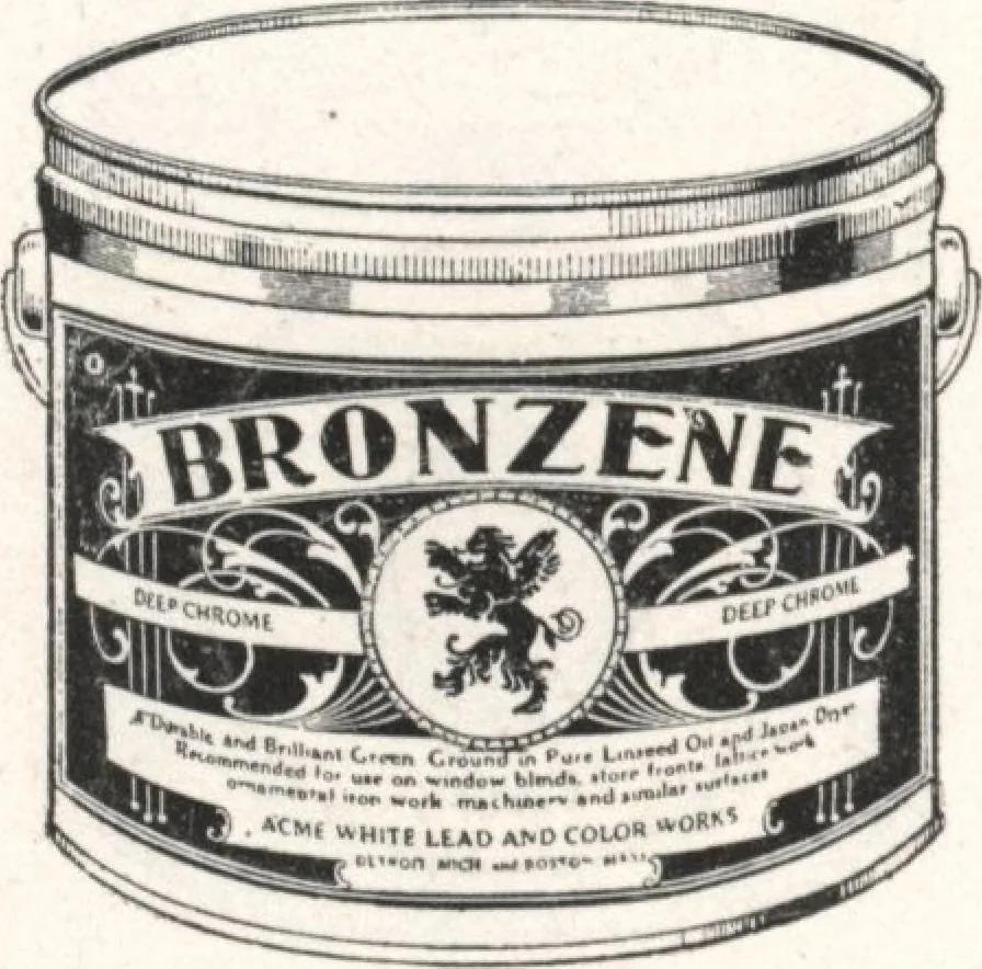 An illustration from Acme quality painting guide book, 1916, leaf 99