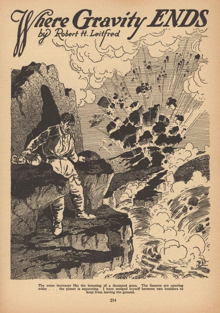 An illustration from Air Wonder Stories, Vol. 1, No. 3 (September 1929), 1929, leaf 23