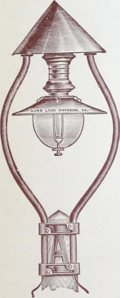 An illustration from Ajax distinctive specialties : embodying the characteristic points of merit found only in the Ajax make., 1907, leaf 12