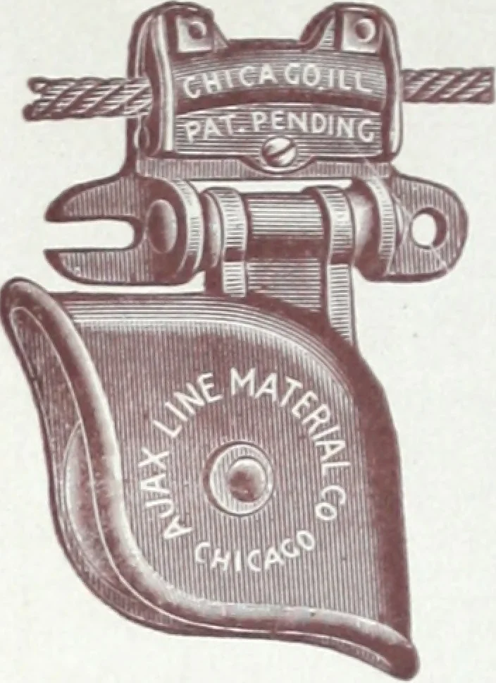 An illustration from Ajax distinctive specialties : embodying the characteristic points of merit found only in the Ajax make., 1907, leaf 3
