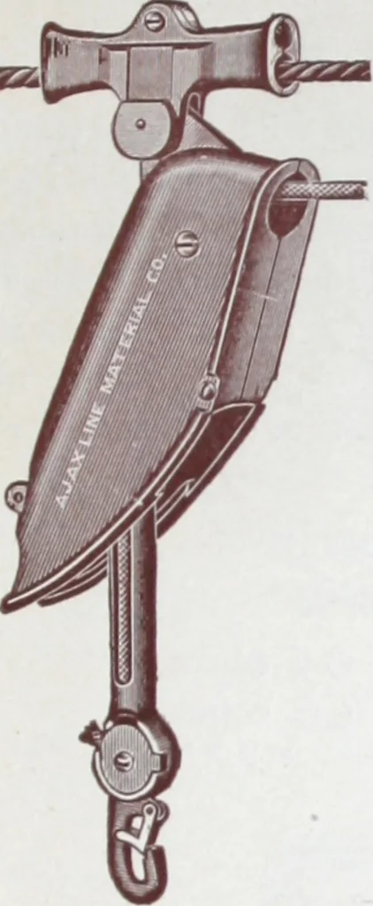 An illustration from Ajax distinctive specialties : embodying the characteristic points of merit found only in the Ajax make., 1907, leaf 4