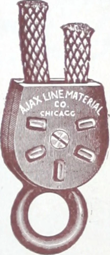 An illustration from Ajax distinctive specialties : embodying the characteristic points of merit found only in the Ajax make., 1907, leaf 6