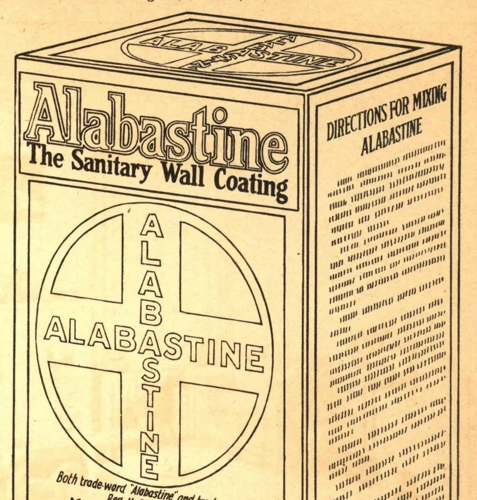 An illustration from Alabastine home color book, 1928, leaf 16