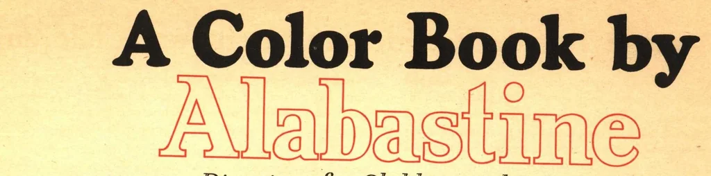 An illustration from Alabastine home color book, 1928, leaf 2