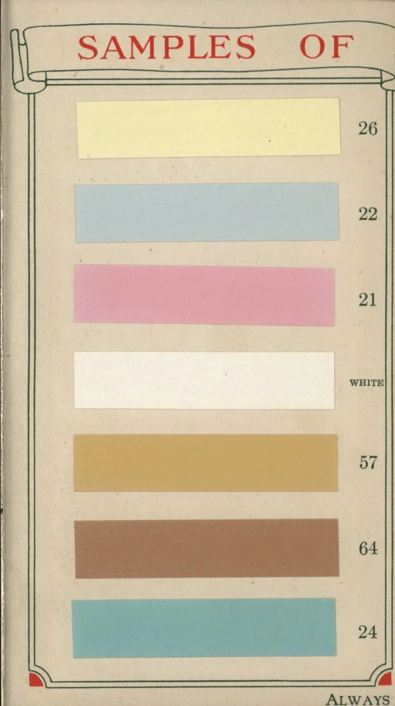 An illustration from Alabastine water color for walls., 1930, leaf 2