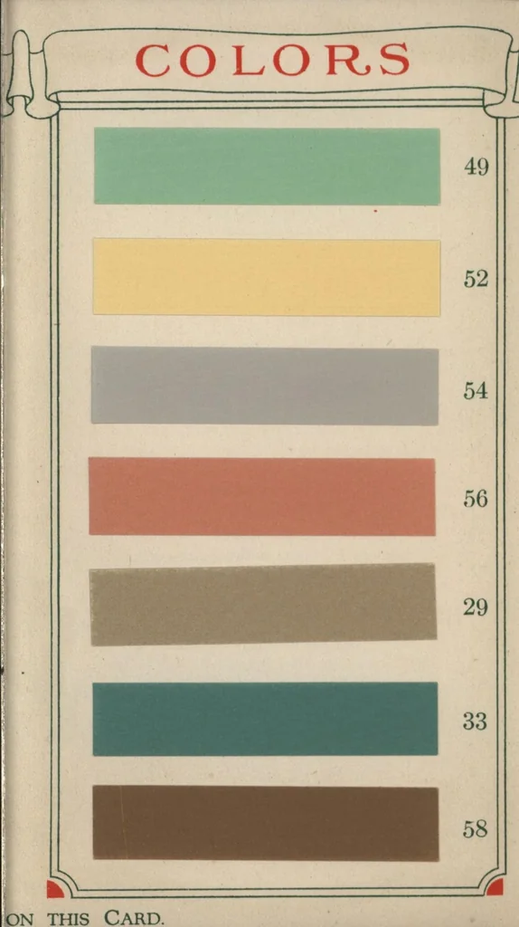 An illustration from Alabastine water color for walls., 1930, leaf 4