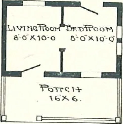 An illustration from Aladdin Houses 1915, 1915, leaf 105