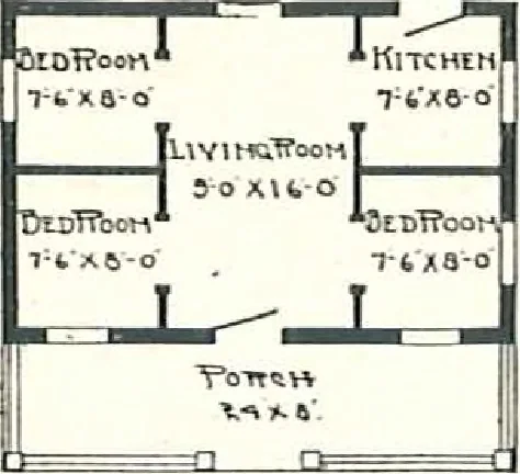 An illustration from Aladdin Houses 1915, 1915, leaf 105