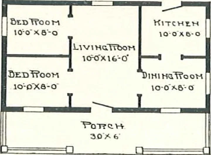 An illustration from Aladdin Houses 1915, 1915, leaf 105
