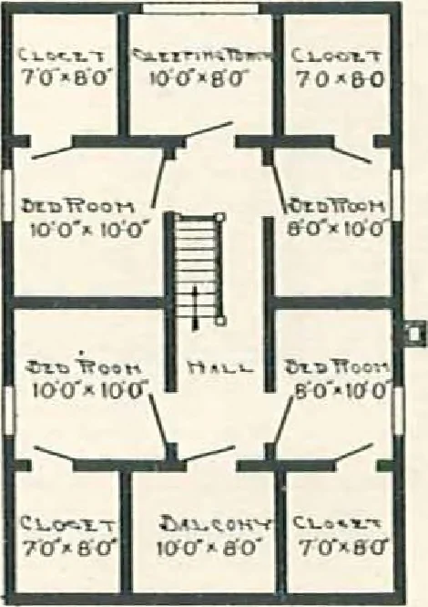 An illustration from Aladdin Houses 1915, 1915, leaf 106