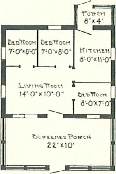 An illustration from Aladdin Houses 1915, 1915, leaf 107