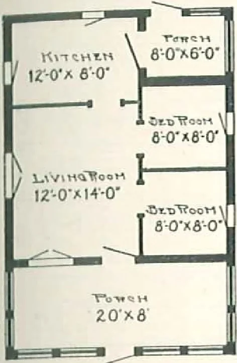 An illustration from Aladdin Houses 1915, 1915, leaf 108