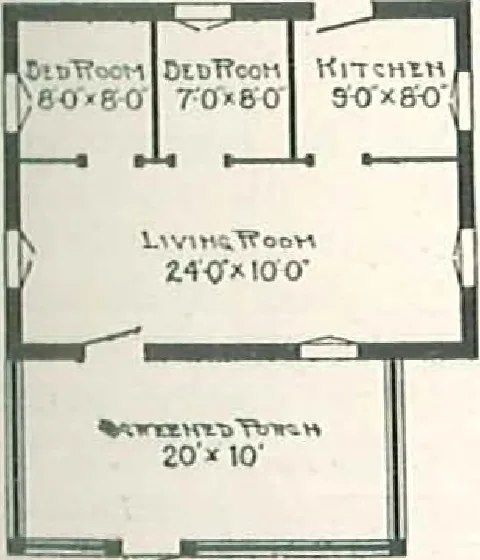 An illustration from Aladdin Houses 1915, 1915, leaf 108